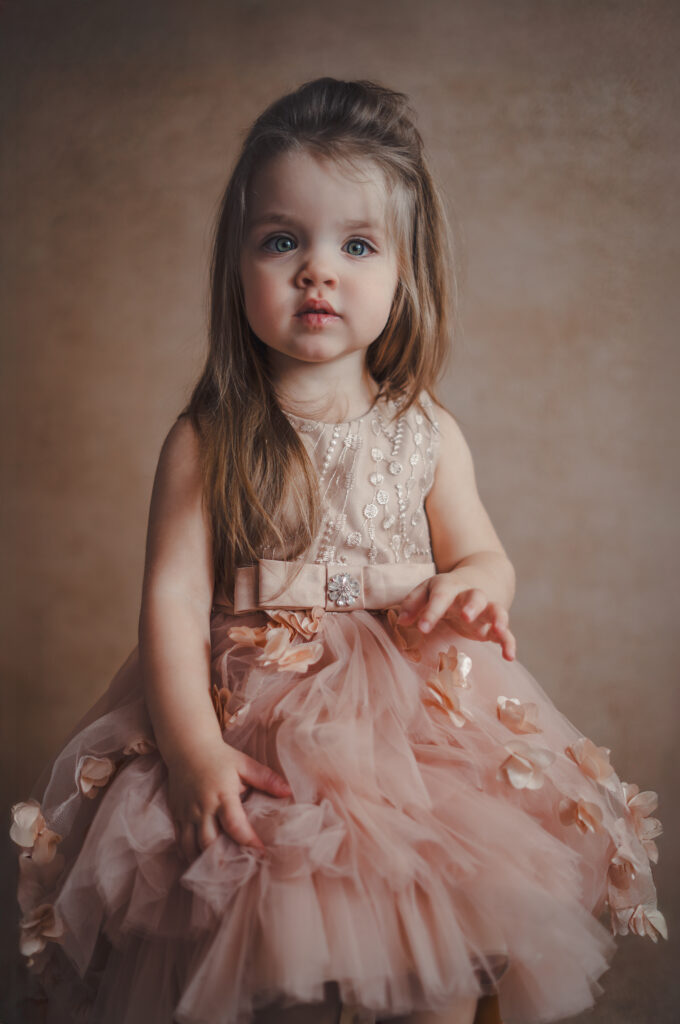 portret studyjny dziecka fine art